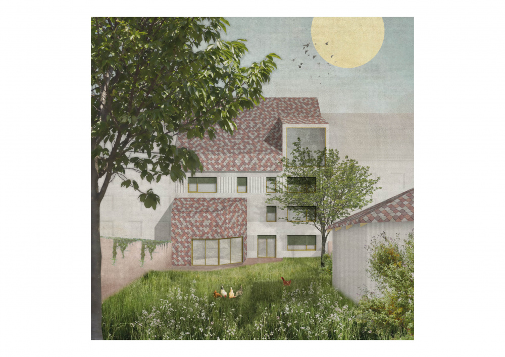 Ansicht-Garten