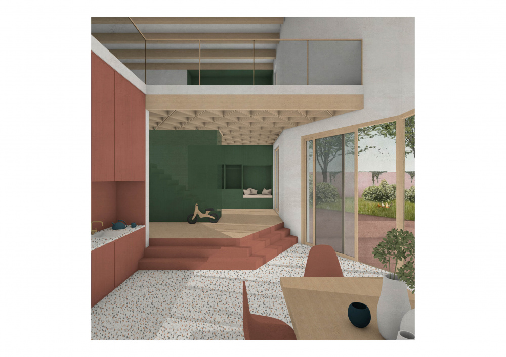 Perspektive-Erdgeschoss