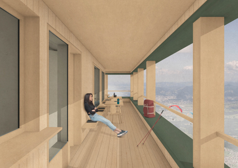 Perspektive-Terrasse